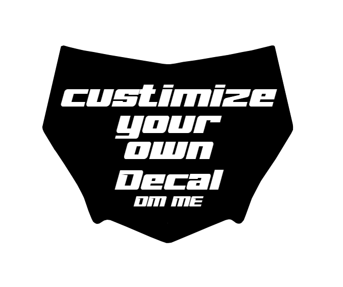 Motocutz Plate And Decals