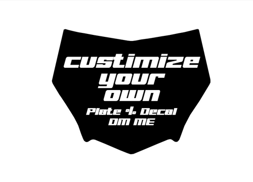 Motocutz Plate And Decals